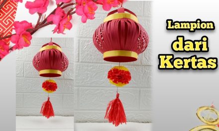 Inspirasi Lampion Origami Estetik Untuk Hiasan Imlek Minimalis