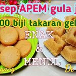 Apem Takaran Gelas Anti Gagal, Mekar Sempurna Di Rumah