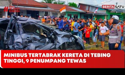 Tragedi Tebing Tinggi Kereta Api Tabrak Avanza, 9 Orang Tewas