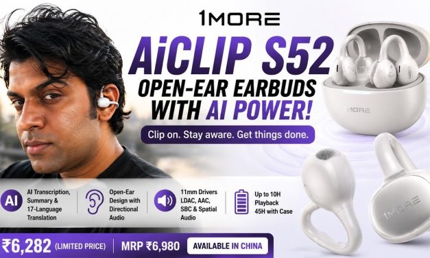 Canggih Banget! 1MORE AiClip S52 , Fitur AI Dan Desain Clip-On