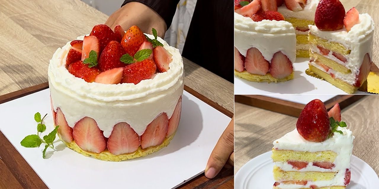 Dessert Korea! Strawberry Shortcake Lembut Dan Segar