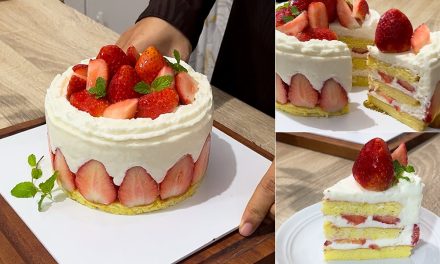 Dessert Korea! Strawberry Shortcake Lembut Dan Segar